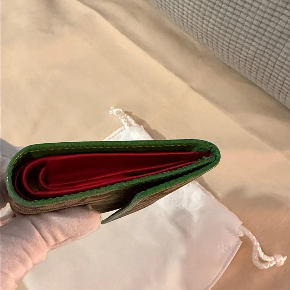 Authentic Christian Dior Trotter 1 Trifold Wallet